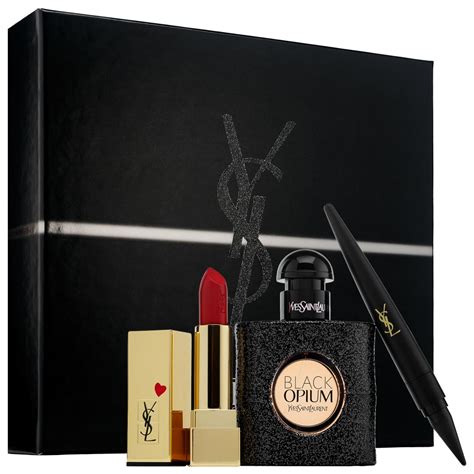 ysl black opium gift set nordstrom|Black Opium 90ml gift set.